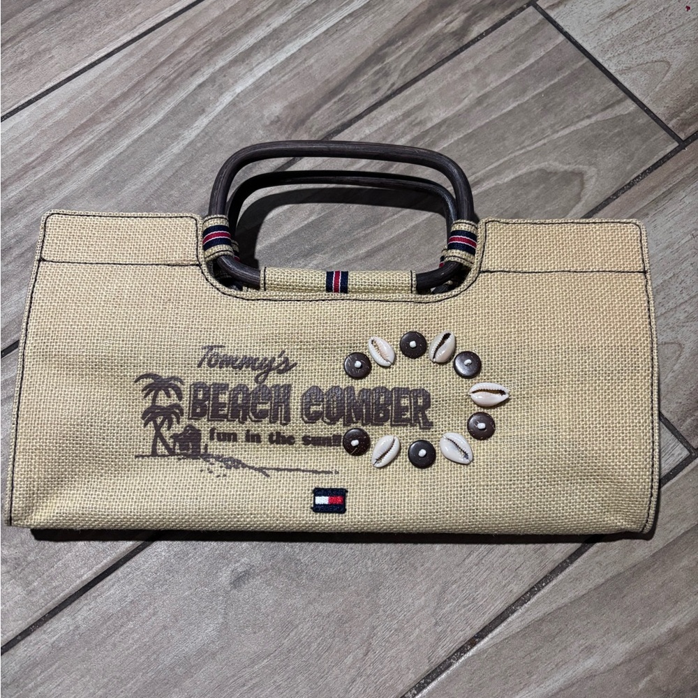 Tommy Hilfiger Tan Beach Comber Tote